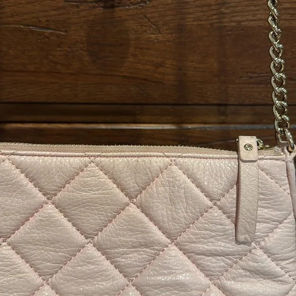 Kate Spade light pink quilted leather purse bag - Picture 5 of 9